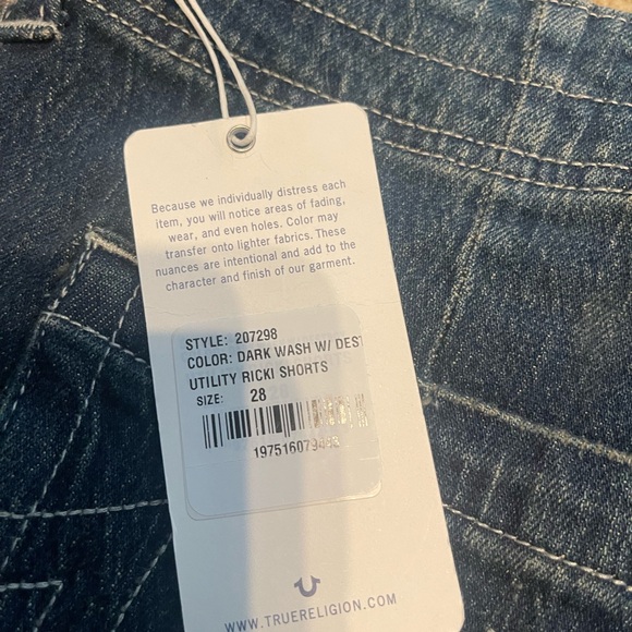 True Religion  Ricky Utility shorts NWT - Picture 3 of 3